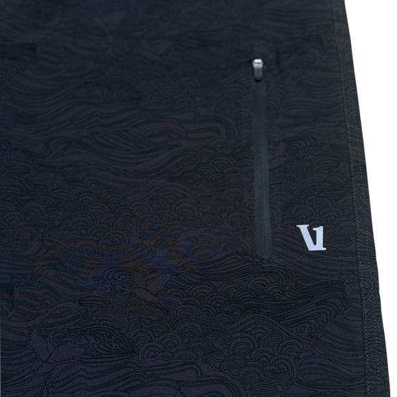 Vuori Board Shorts Men's 38 Shorts Cruise Draw String Striped Camouflage Accent - Picture 2 of 10